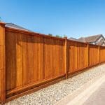 stained wooden fence charleston sc